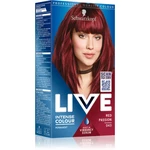 Schwarzkopf LIVE Intense Colour permanentní barva na vlasy odstín 043 Red Passion 1 ks