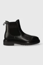 Kožené boty Gant Boggar pánské, černá barva, 27651332.G00