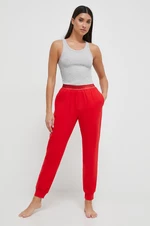Kalhoty Calvin Klein Underwear červená barva