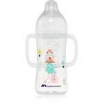 Bebeconfort Emotion dojčenská fľaša s držadlami 6 m+ White 270 ml