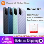 Global Version Xiaomi Redmi 12C Smartphone 64GB/128GB Helio G85 Octa Core 50MP AI Camera 6.71" DotDrop Display 5000mAh Battery