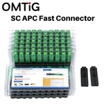 10-400pcs Fiber Fast Connector Field AssemblyPre-embedded SC APC Connector SC Single-Mode Fiber Optic Quick connector Big Sell