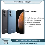 FreeYond F9 Smartphone 2GB 64GB 6.52 Inch HD+ Screen Octa Core 13MP Dual Camera 5000mAh Android Phone Global Version 2022 NEW