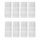 8Pcs Robot Vacuum Cleaner HEPA Filter for VCR03 Robot Vacuum Cleaner Brush Parts Accessories