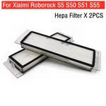 Hepa Filter For Xiaomi Roborock S5 S50 S51 S55 S6 S5 Max S6 MaxV S6 Pure Replacement Vacuum Sweeper Washable Filter Spare Part