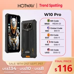 HOTWAV W10 Pro Rugged Handset Android 12 15000mAh Massive Battery 6GB RAM 64GB ROM 1TB Expansion 6.53'' HD+ Screen 20MP NFC