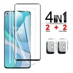 On for Oneplus 8T Glass Screen Protector Film Protective Glass for One Plus 8 T 1+8t 5g 1 + 8 T Tempered Camera Lens Oneplus8t