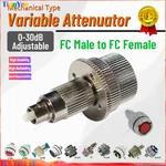 FC Male To FC Female Adjustable Fiber Attenuator 0~30dB Mechanical Type Fiber Optical Adjustable Coupler