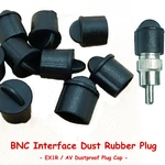 1/5/10pcs Black BNC Interface Dust Protector Male Silica Gel Port Protector EX1R / AV Dustproof Cap Plug Staubdicht Kappe
