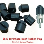 1/5/10pcs Black BNC Interface Dust Protector Male Silica Gel Port Protector EX1R / AV Dustproof Cap Plug Staubdicht Kappe