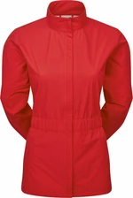 Footjoy HydroLite Womens Jacket Bright Red S Chaqueta impermeable