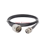 LMR240 Cable L16 N Male Plug To Q9 BNC Male Plug Connector BNC To N Male Crimp for LMR240 Extension Pigtail Fast Delivery Copper
