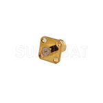 Superbat Short Version SMA 4 hole Panel Mount Male with Solder Post Terminal RF Coaxial Connectors