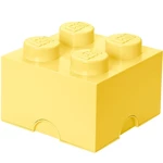 LEGO® úložný box 25 x 25 x 18 cm svetložltá