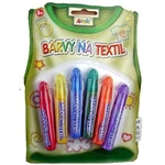 Creatoys Barvy na textil na blistru 6 x 7 ml