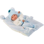 Llorens 63555 New born Chlapeček Realistická panenka Miminko s celovinylovým tělem 35 cm