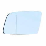 Left Side Blue Heated Electric Wing Mirror Glass For BMW 5 E60 E61 2003-2010