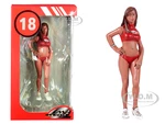 2000s Julia "Miss Hawaiian Tropic" Figurine for 1/18 Scale Models by Le Mans Miniatures