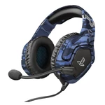 Headset Trust GXT 488 Forze-B Sony PS4 Licensed (23532) modrý herné slúchadlá • frekvenčný rozsah 20 Hz až 20 kHz • citlivosť 115 dB • impedancia 32 o