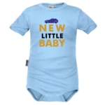 Body krátký rukáv Dejna New little Baby - Boy, modré, vel. 62, vel. 74 (6-9m)