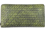 Dámská kožená peněženka - Charro - zelená
