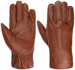 Stetson Zimné rukavice Stetson z nappa bravčoviny - hnedé