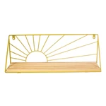 Nástenná polica v zlatej farbe Sass & Belle Sunset, šírka 43 cm