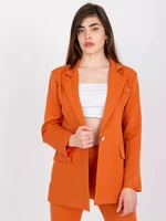Tmavě oranžová elegantní bunda od Veracruz