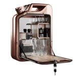 Minibar / kanistr - Bar Cabinet, Copper, 6 variant - Danish Fuel Varianta: Zebrano