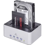 Renkforce rf-docking-07 USB 3.2 Gen 1 (USB 3.0) SATA 2 porty dokovacia stanica pre pevný disk s funkciou klonovania