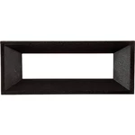 Strapubox AR 6 A predný rámček   čierna Vhodné pre: LCD displej 6-miestny  plast