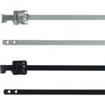 HellermannTyton 111-94080 MLT8SS5-SS316-ML sťahovacie pásky 230 mm 5.30 mm strieborná ohnutie uzáveru pásku, odolné voči