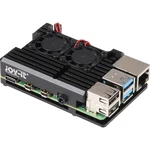 Joy-it Armor Case BLOCK ACTIVE SBC skriňa Vhodné pre: Raspberry Pi vrátane aktívneho chladiča čierna