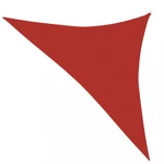 Stínící plachta trojúhelníková HDPE 3 x 3 x 3 m Dekorhome Červená,Stínící plachta trojúhelníková HDPE 3 x 3 x 3 m Dekorhome Červená