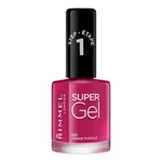 Rimmel London Super Gel STEP1 12 ml lak na nechty pre ženy 025 Urban Purple