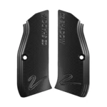 Střenky pro pistole CZ Shadow 2, dlouhé CZUB® – Černá (Barva: Černá)