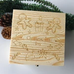 Christmas Ornament Wooden Gift Box Toys