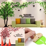 Beautiful 3D Tree DIY Mirror Wall Decals Stickers Art Home Room Vinyl Decor Wall Sticker