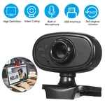 Bakeey Rotable HD 480P USB Webcam Manual Focus Built-in Microphone Smart Web Cam YouTube Video Recording Conferencing Me