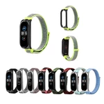 Bakeey Buckle Type Loop Nylon Watch Band Watch Strap for Xiaomi Miband 5 Miband 5 NFC Non-original