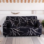 1/2/3/4 Seaters Elastic Sofa Cover Universal Plum Blossom Printing Chair Seat Protector Stretch Slipcover Couch Case Hom