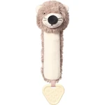 BabyOno Squeaky Toy with Teether pískacia hračka s hryzadielkom Otter Maggie 1 ks BabyOno Squeaky Toy with Teether pískacia hračka s hryzadielkom Otter Maggie 1 ks