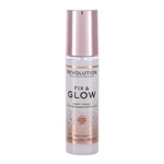 Makeup Revolution London Fix & Glow Dewy Finish 100 ml fixátor make-upu pro ženy Makeup Revolution London Fix & Glow Dewy Finish 100 ml fixátor make-upu pro ženy