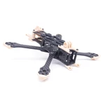 STEELE5 PLUS 220mm Wheelbase 5mm Arm Thickness Carbon Fiber X Type 5 Inch Frame KitSupport VISTA/ DJI Air Unit for R