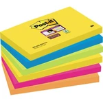 Post-it samolepiace poznámka 6556SR 127 mm x 76 mm  neónovo zelená, neónovo oranžová, ultra modrá, ultra žltá, ultra ruž