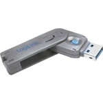 LogiLink zámok portu USB USB PORT LOCK, 1 KEY  strieborná, modrá  vr. 1 kľúče AU0044