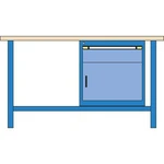 Thur-Metall 84483333 Pracovný stôl (š x v x h) 2000 x 840 x 700 mm