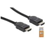Manhattan HDMI prepojovací kábel #####HDMI-A Stecker, #####HDMI-A Stecker 3.00 m čierna 355353 audio return channel, poz
