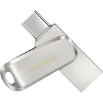 SanDisk Ultra Dual Luxe USB pamäť pre smartphone a tablet  strieborná 128 GB USB-C™ USB 3.1 (1. generácia)