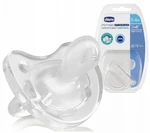 Silikonový ortodontický dudlík Physio Soft 0-6m Chicco, transparentní